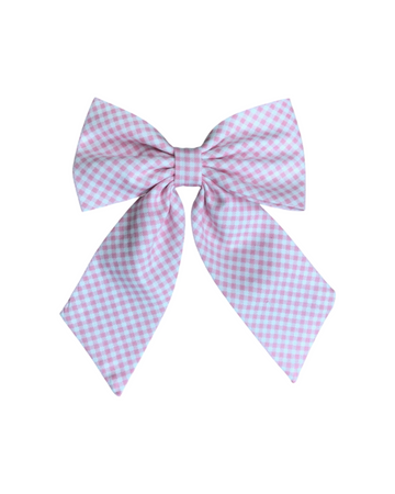 Pretty Women's Bow in Pink Gingham