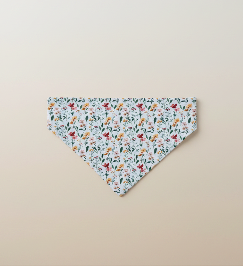 Pet Bandana in Harvest Blooms