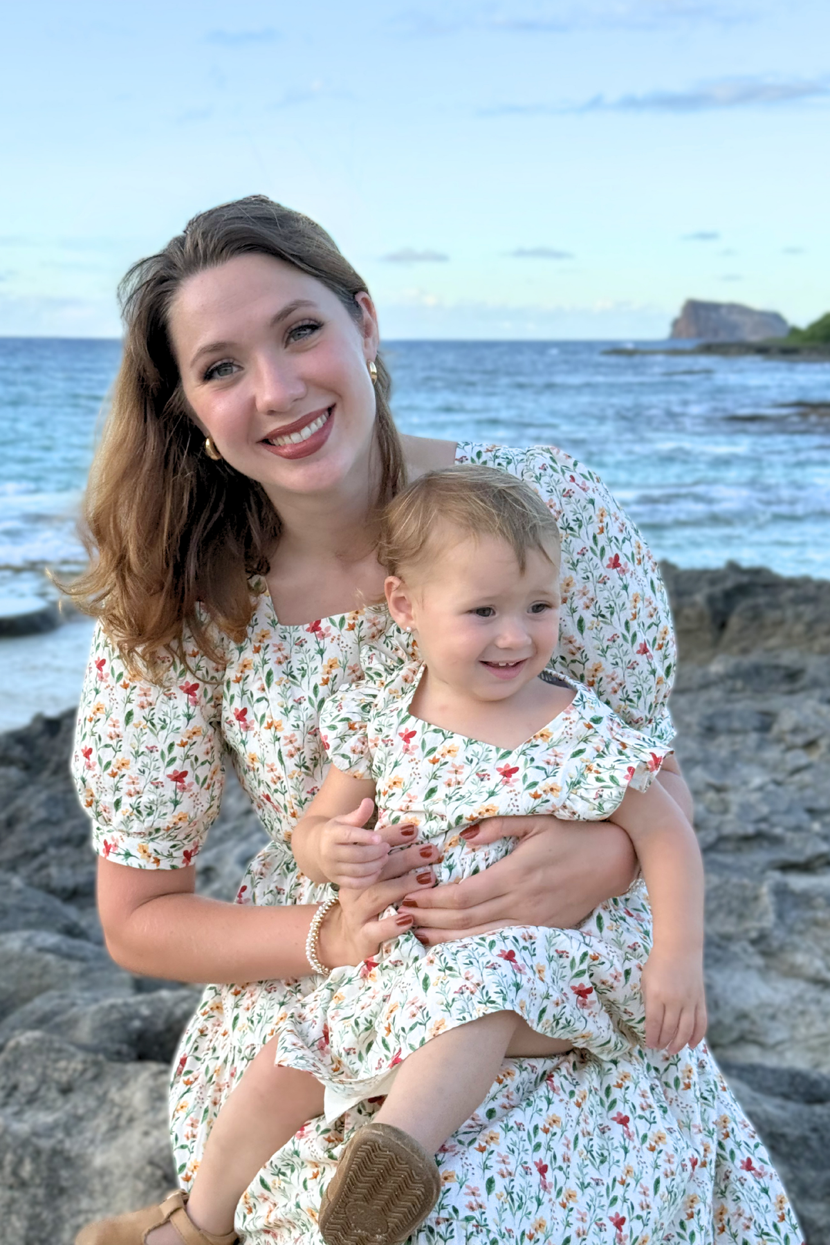 Versa Cotton Dress with Nursing Zippers in Harvest Blooms