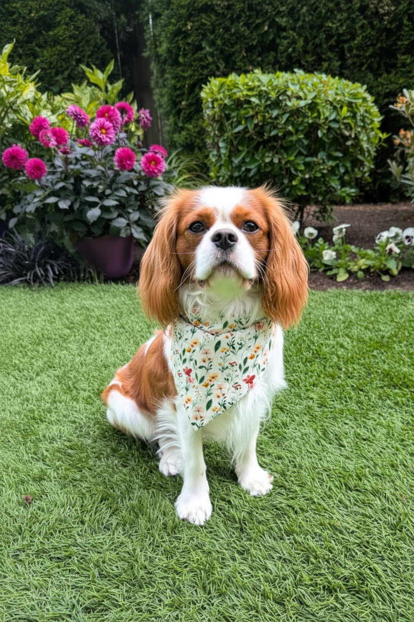 Pet Bandana in Harvest Blooms