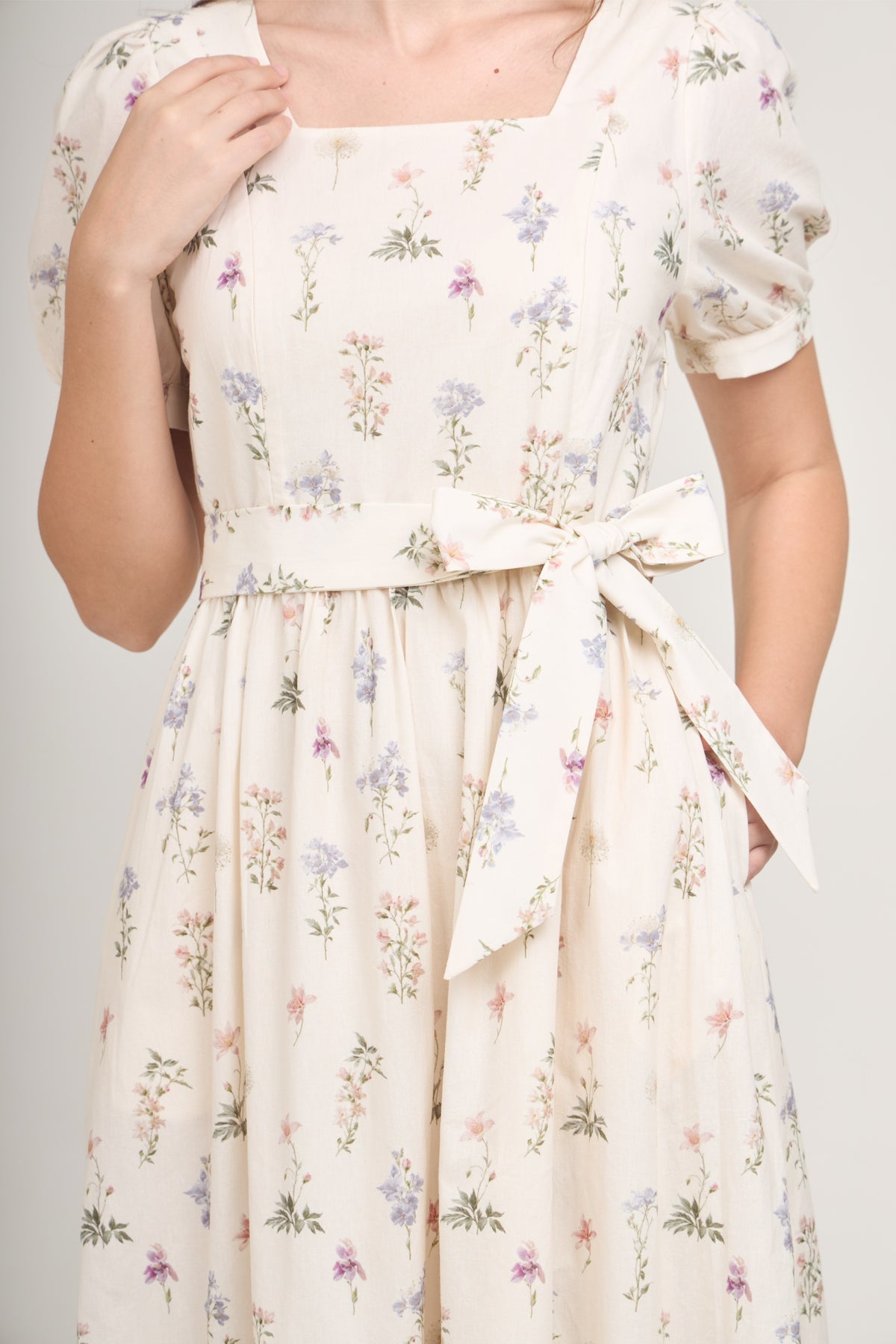 Versa Maxi Dress with Nursing Zippers in Evergarden