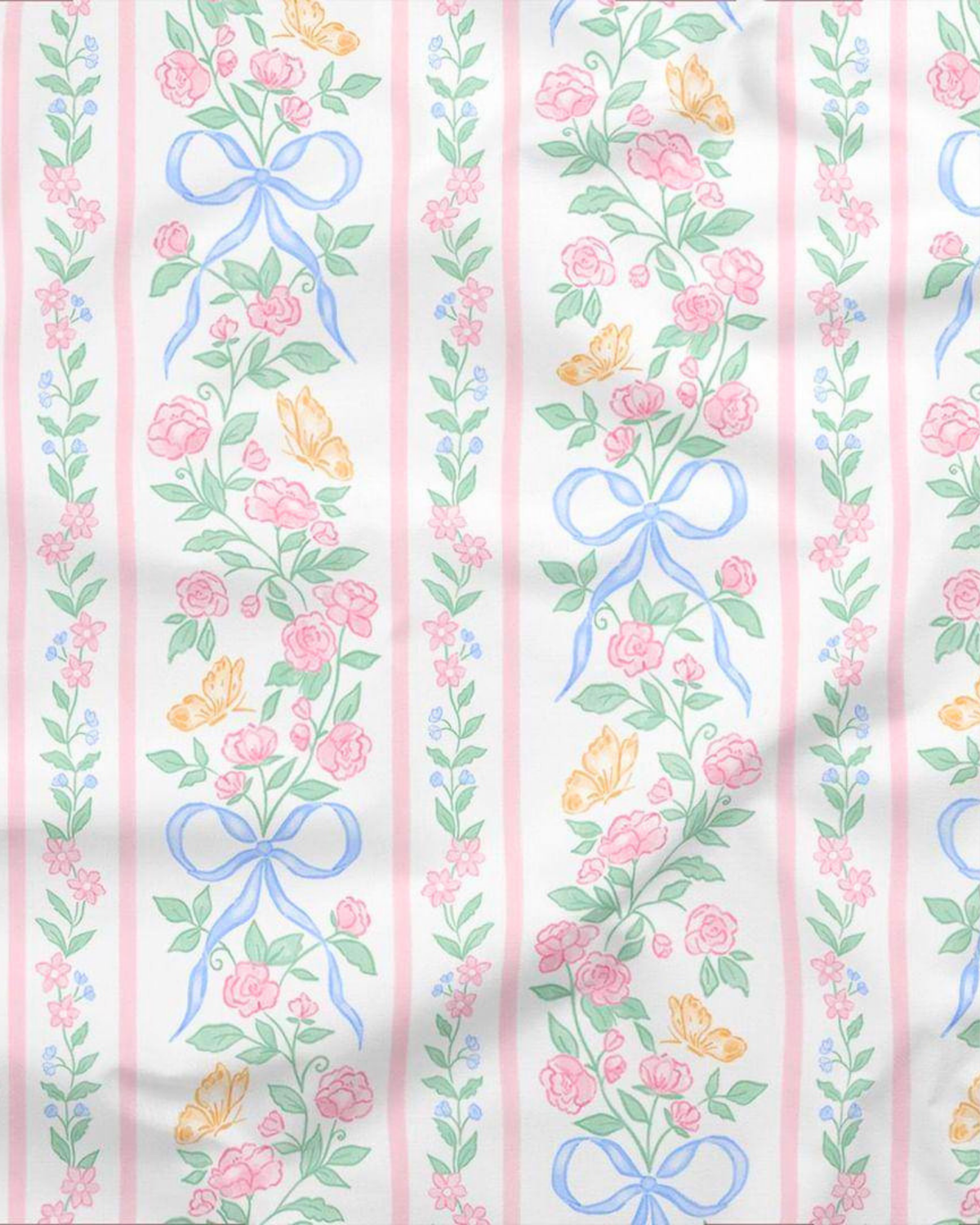 Ann Midi Dress with Nursing Zippers in Bowtanical Rose Garden