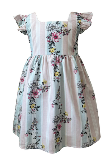 Little Angela Dress (Girls) in Sweet Floral