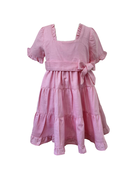 Little Everyday Dress (Girls) in Pink