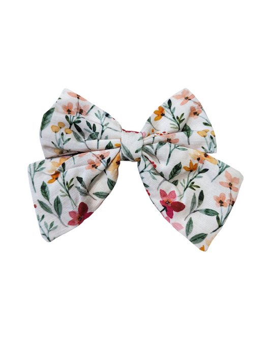 Pretty Girls' Bows in Harvest Blooms
