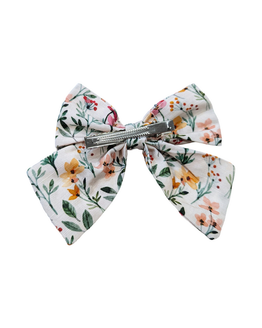 Pretty Girls' Bows in Harvest Blooms
