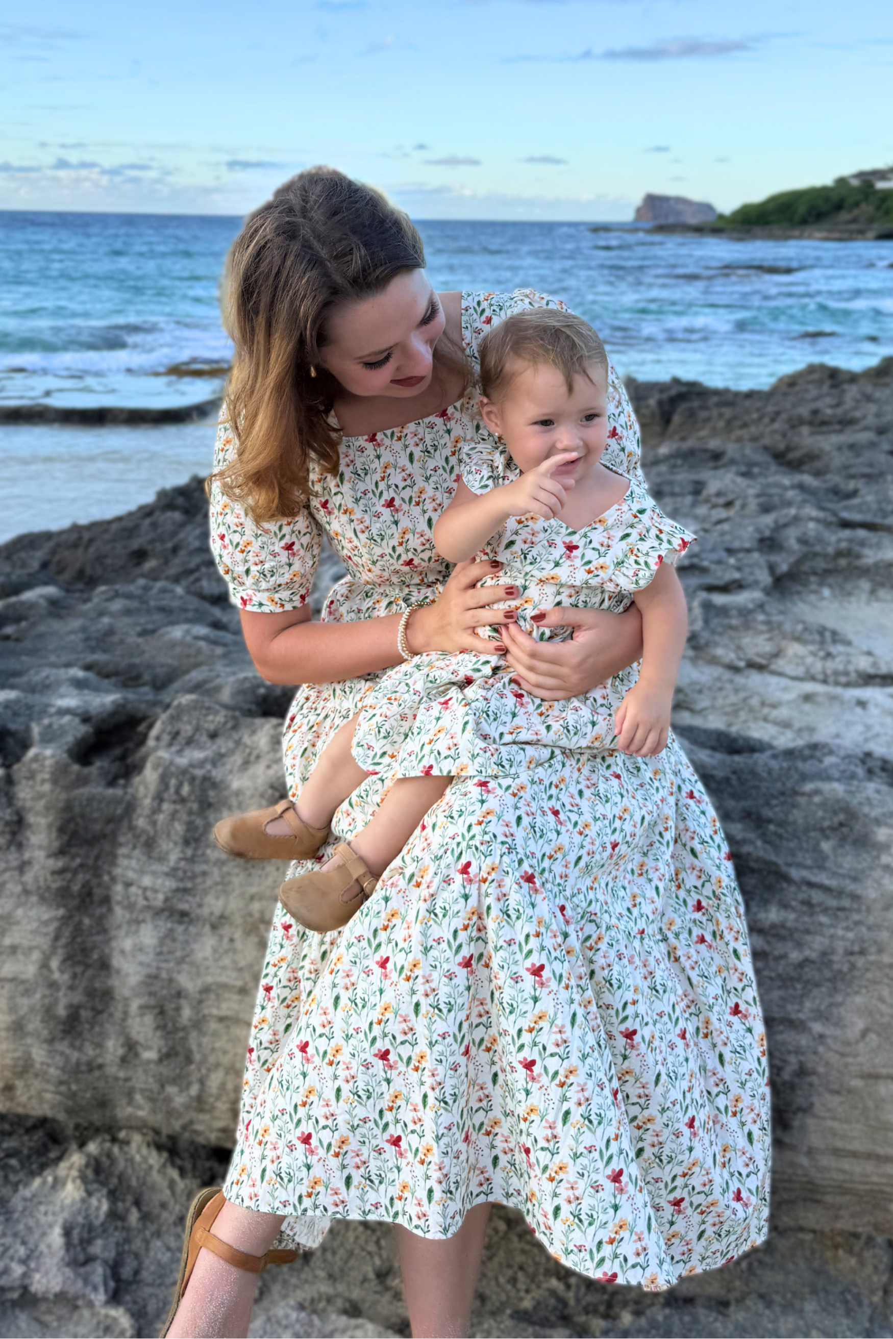 cotton breastfeeding dress Cotton Gauze Ruffle Midi Dress- Lavender