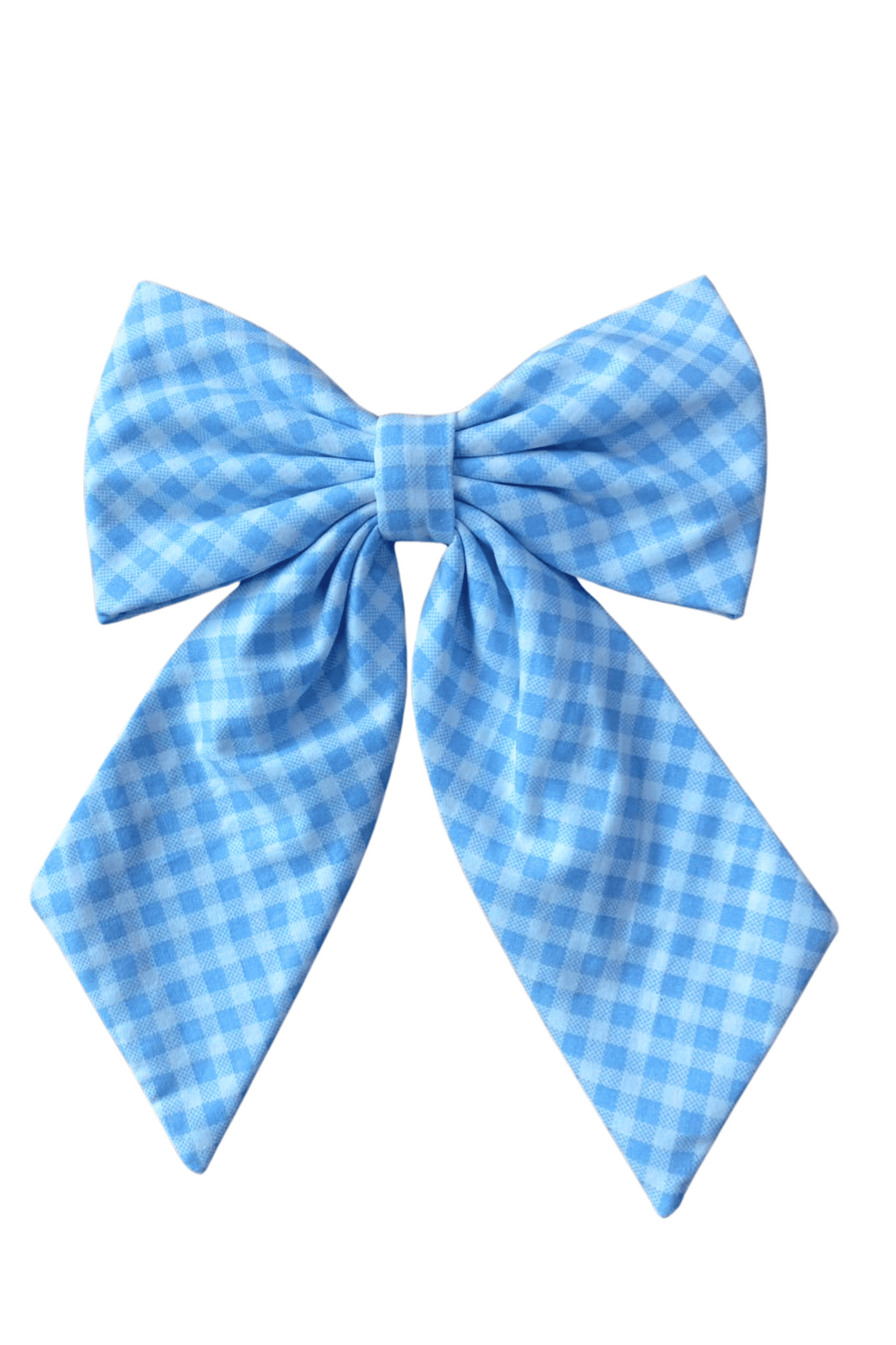 Pretty Women's Bow in Light Blue Gingham