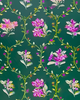 Versa Cotton Dress with Nursing Zippers in Green Floral Trellis (Final Sale)