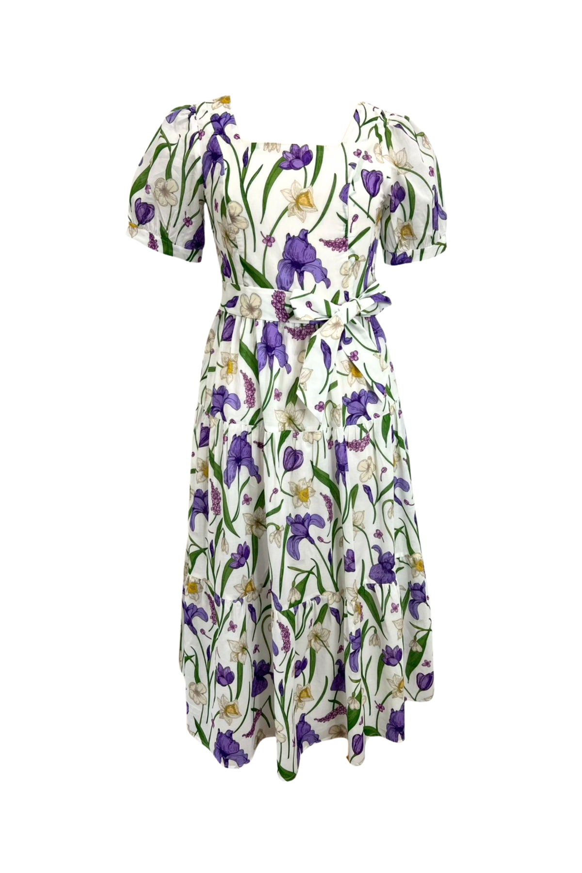 Versa Cotton Dress with Nursing Zippers in Sweet Purple