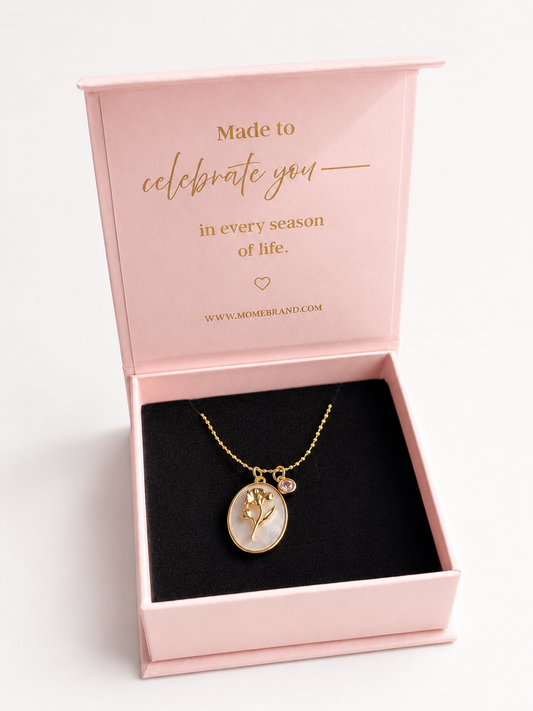 Birth Flowers Necklace