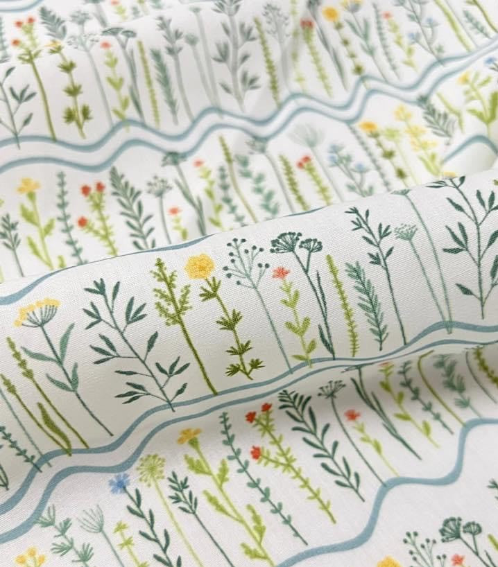 Versa Dress with Nursing Zippers in Botanical Meadow