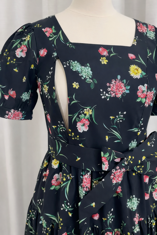 Versa Midi Dress in Sweet Black