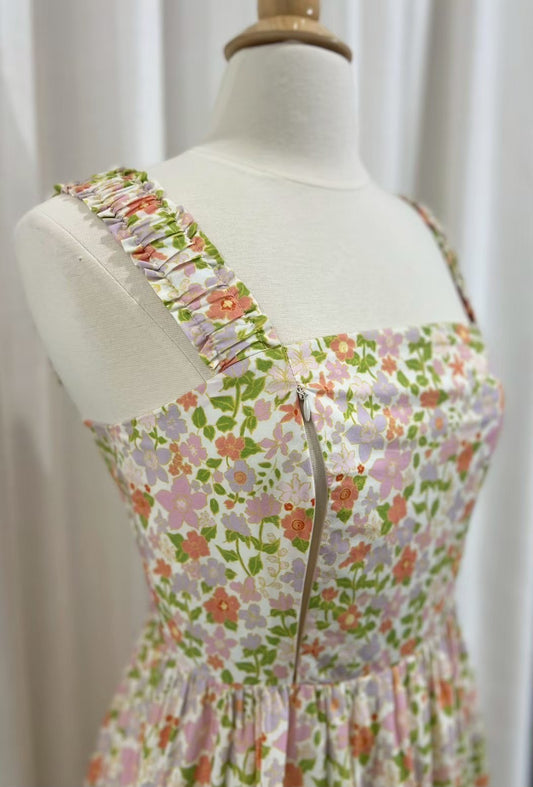 *Sample* Kanya Dress with Nursing Zippers in Blushing Floral