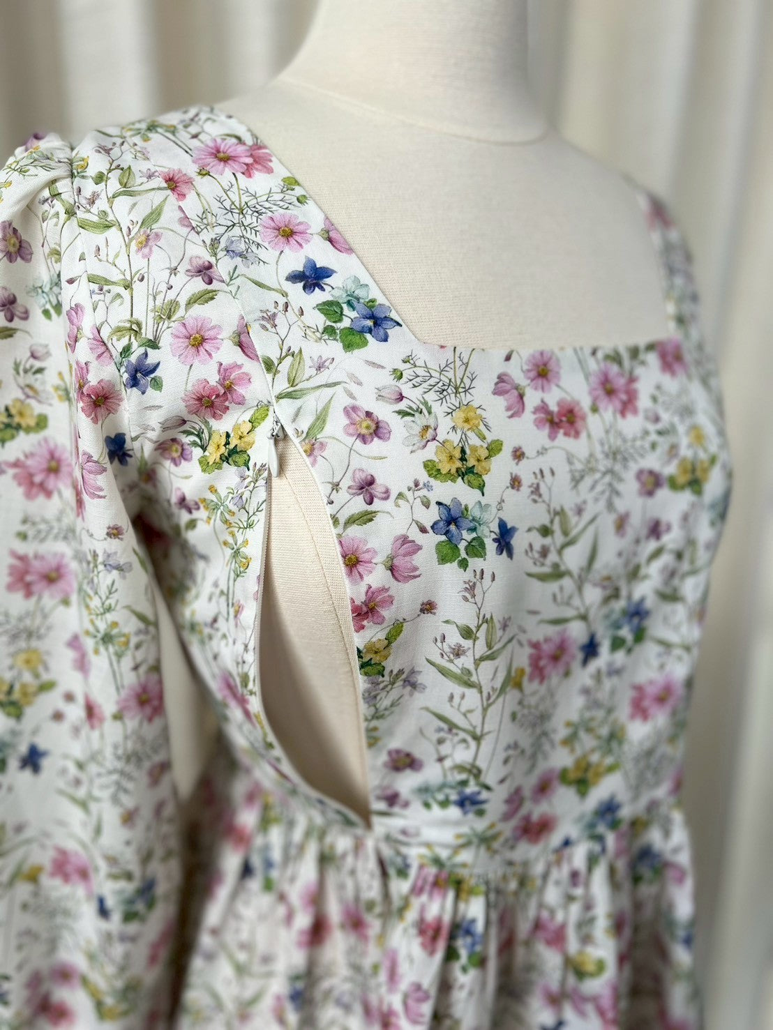 *Sample* Embrace Top with Nursing Zippers in Sweet Wildflowers