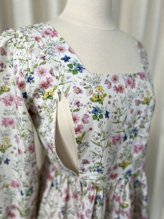 *Sample* Embrace Top with Nursing Zippers in Sweet Wildflowers