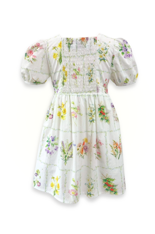 Little Darling Dress (Girls) in Birth Flowers