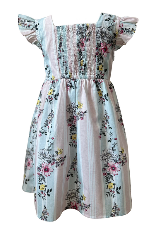Little Angela Dress (Girls) in Sweet Floral