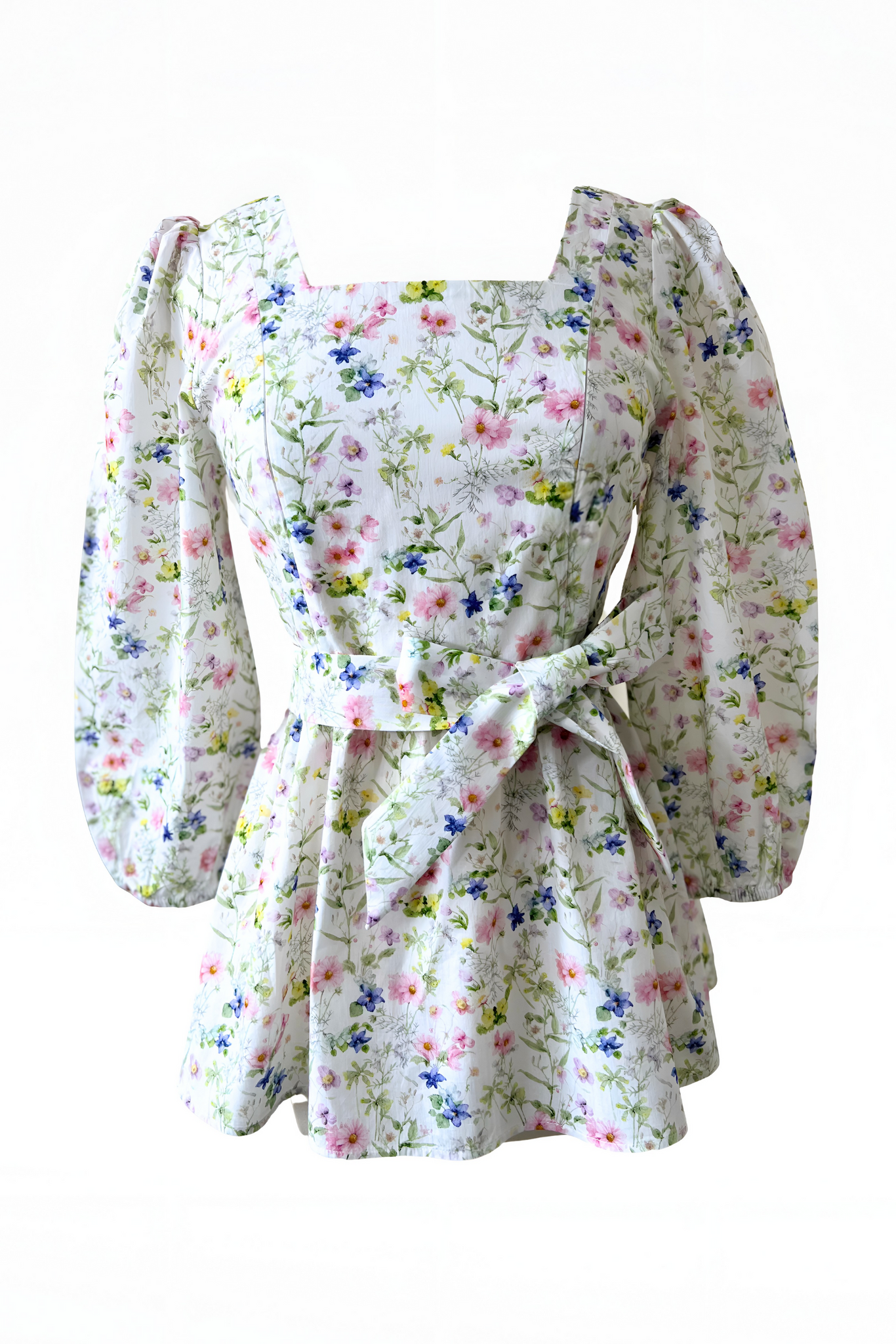 Embrace Cotton Top with Nursing Zippers in Sweet Wildflowers