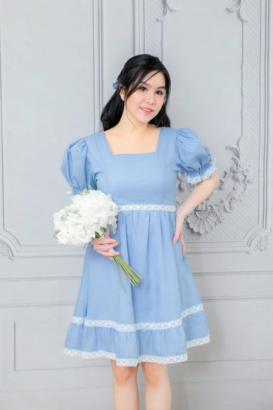 Charita Dress with nursing zippers
