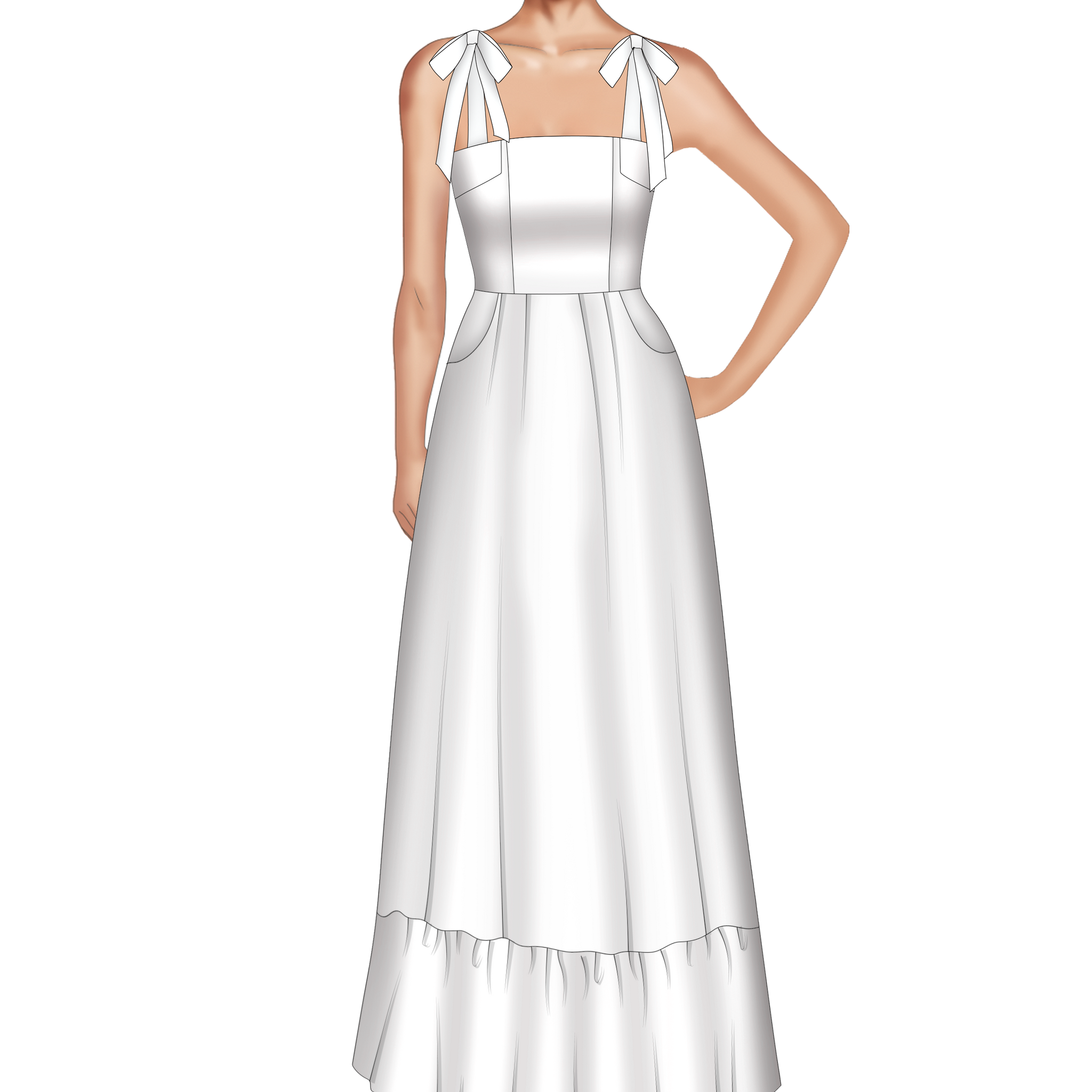 Custom Julia Dress (Supply your own fabric)
