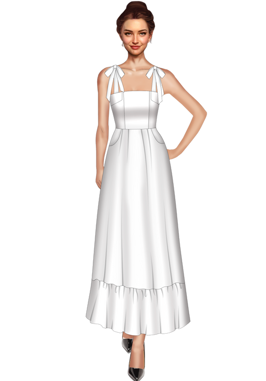 Custom Julia Dress (Supply your own fabric)