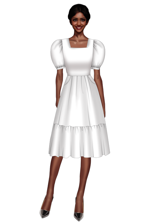 Custom Lan Dress (Supply your own fabric)