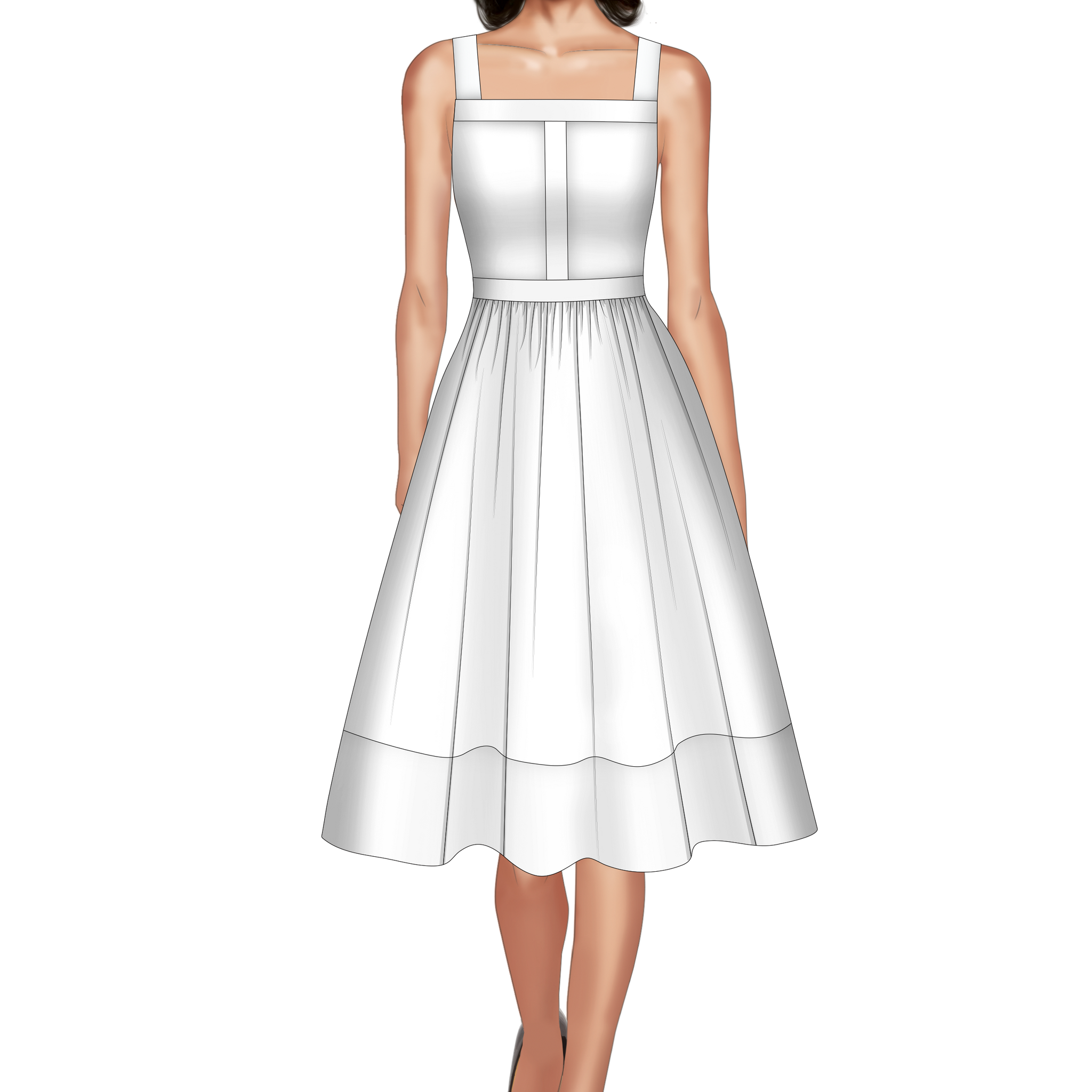 Custom Nazira Dress (Supply your own fabric)