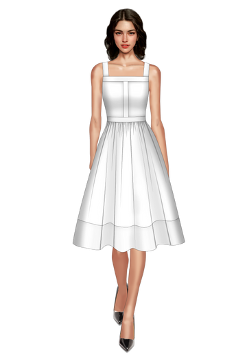 Custom Nazira Dress (Supply your own fabric)