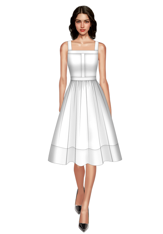 Custom Nazira Dress (Supply your own fabric)